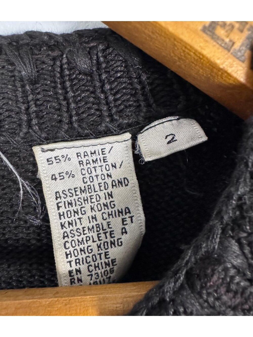 Black Beaded Embellished Cardigan, Vintage Cocktail Sweater, Statement Knit - Picture 5 of 7